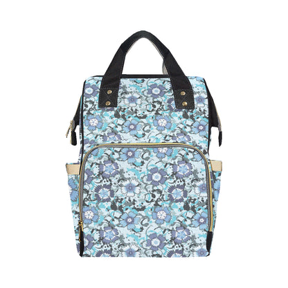 Carnations Pattern Print Design CN04 Diaper Bag Backpack