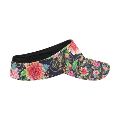 Dahlia Pattern Print Design DH02 Unisex Sun Visor