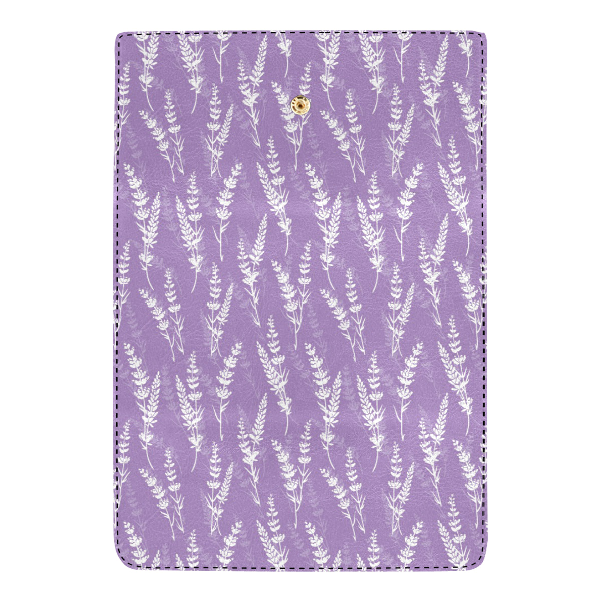 Lavender Pattern Print Design LV08 Women's Trifold Wallet