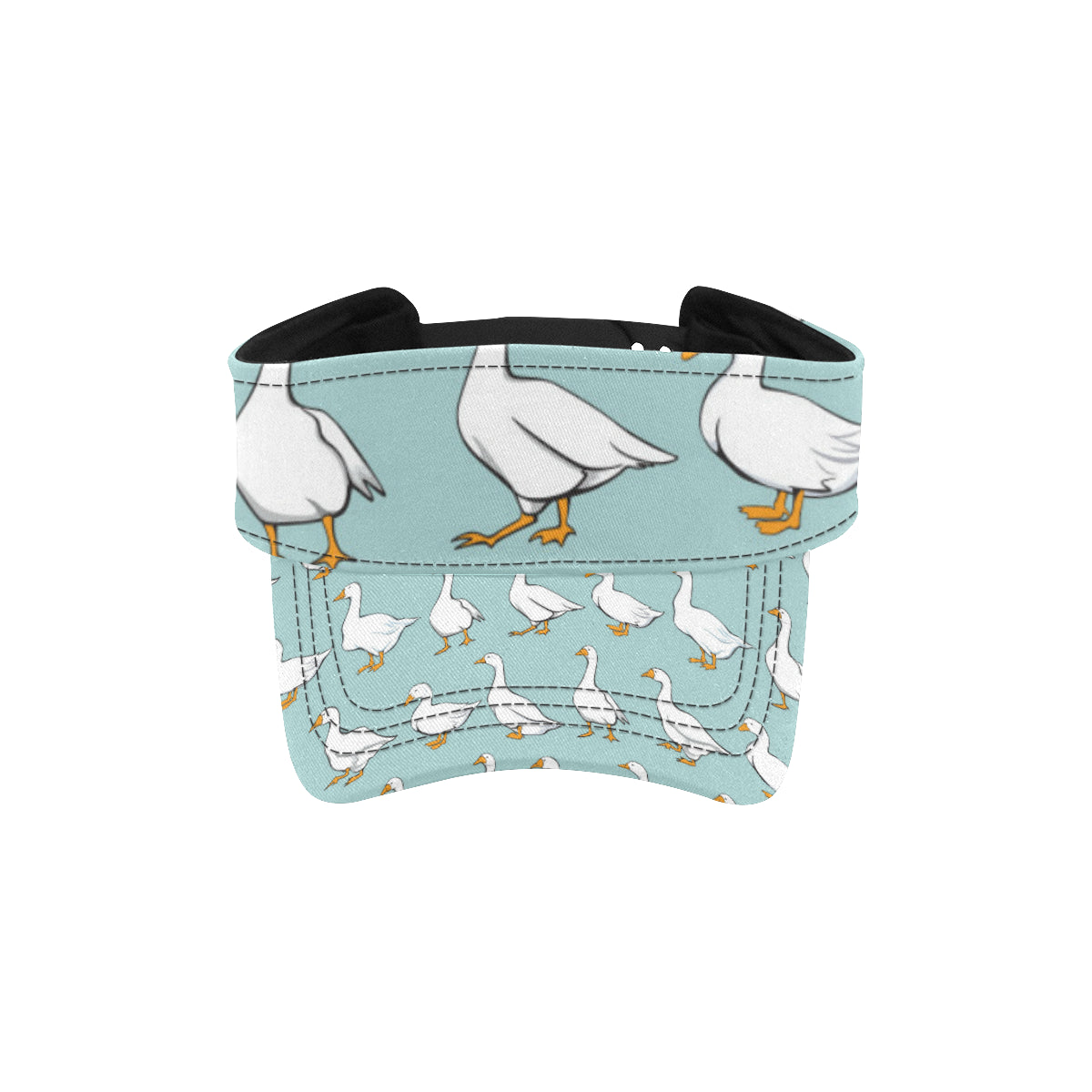 Goose Pattern Print Design 02 Unisex Sun Visor