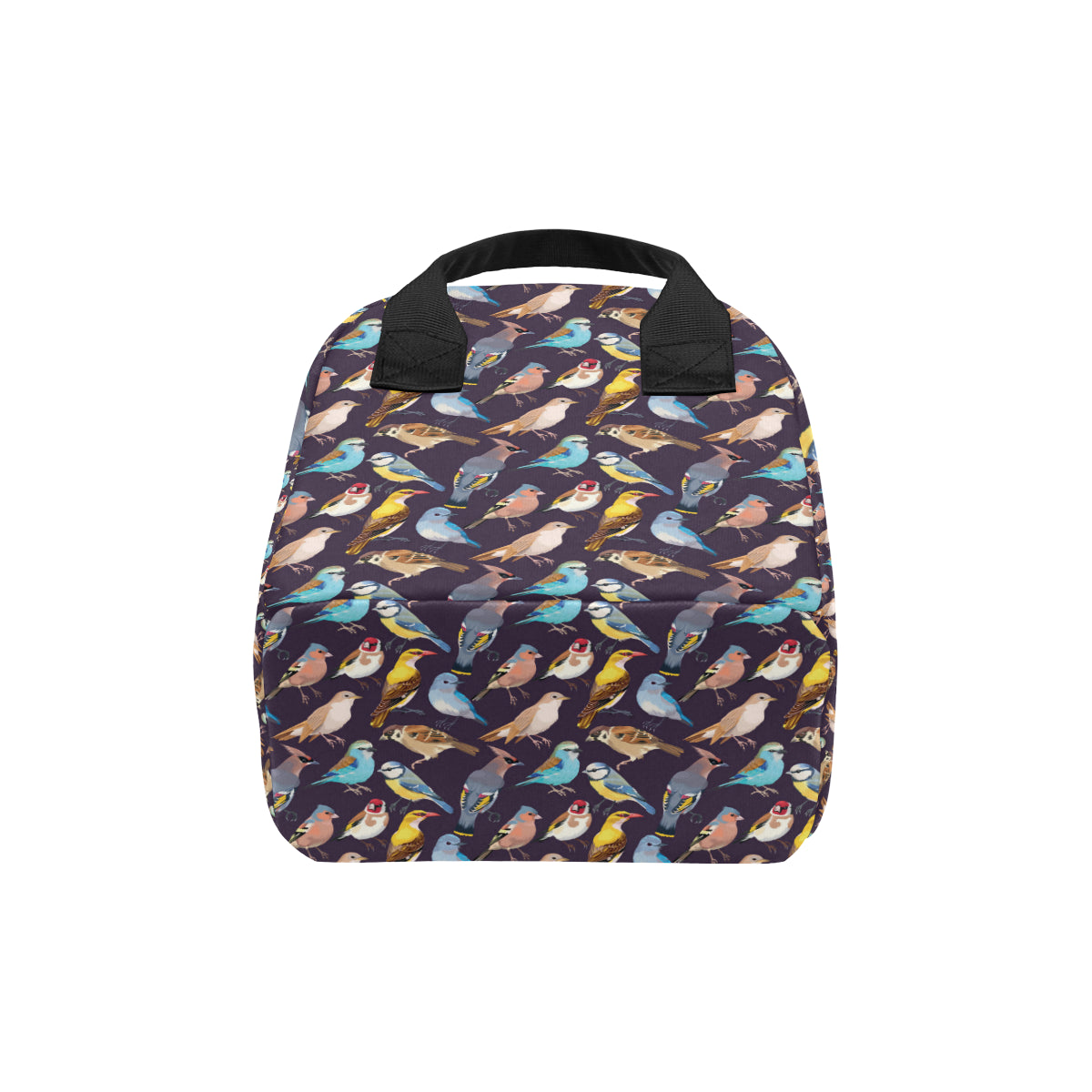 Bird Cute Print Pattern Insulated Lunch Bag