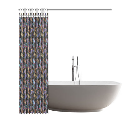 Butterfly Pattern Print Design 013 Shower Curtain