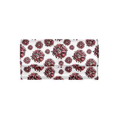 Cheerleader Pattern Print Design 01 Women's Trifold Wallet
