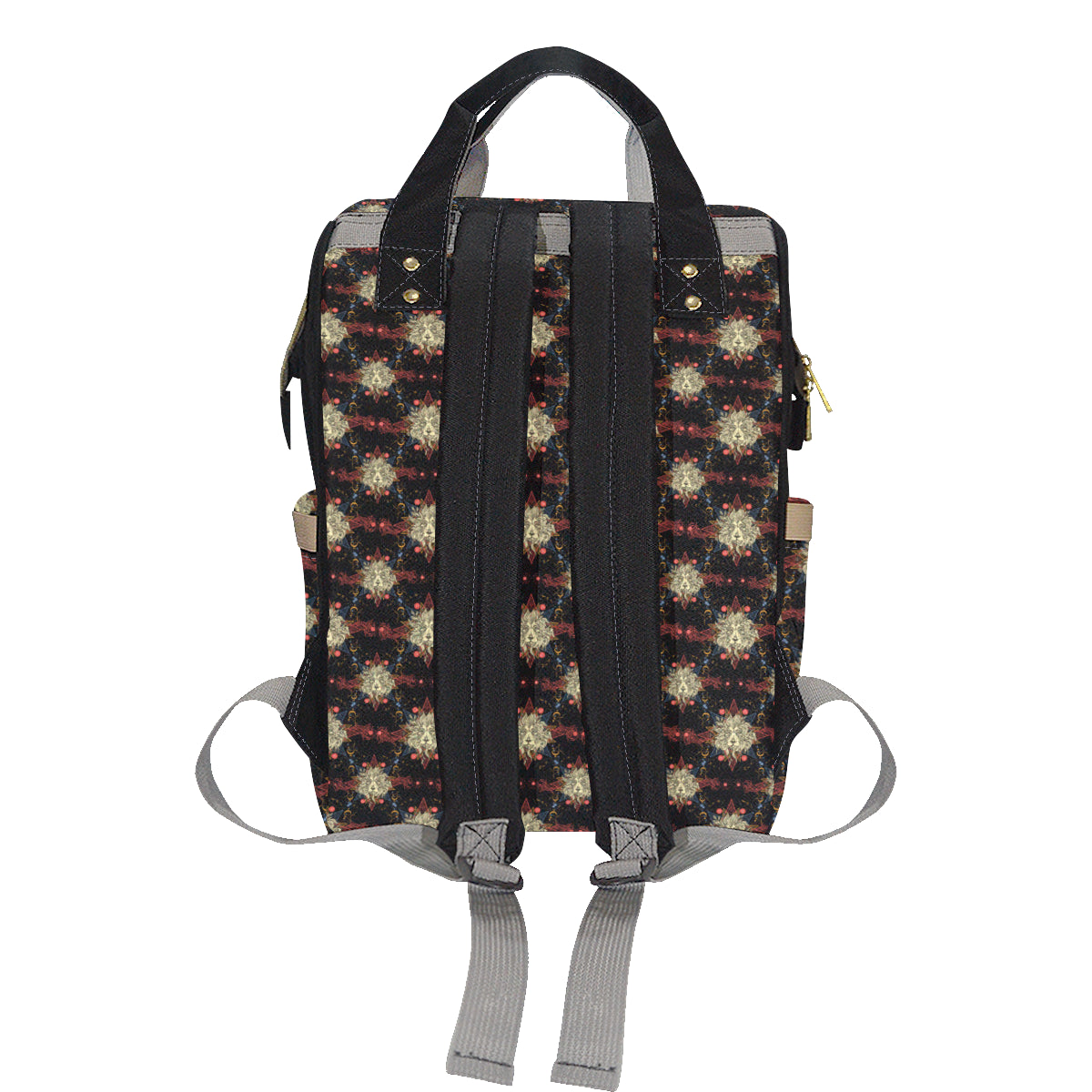 Zodiac Leo Pattern Design Print Diaper Bag Backpack