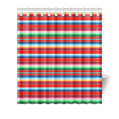 Serape Print Shower Curtain