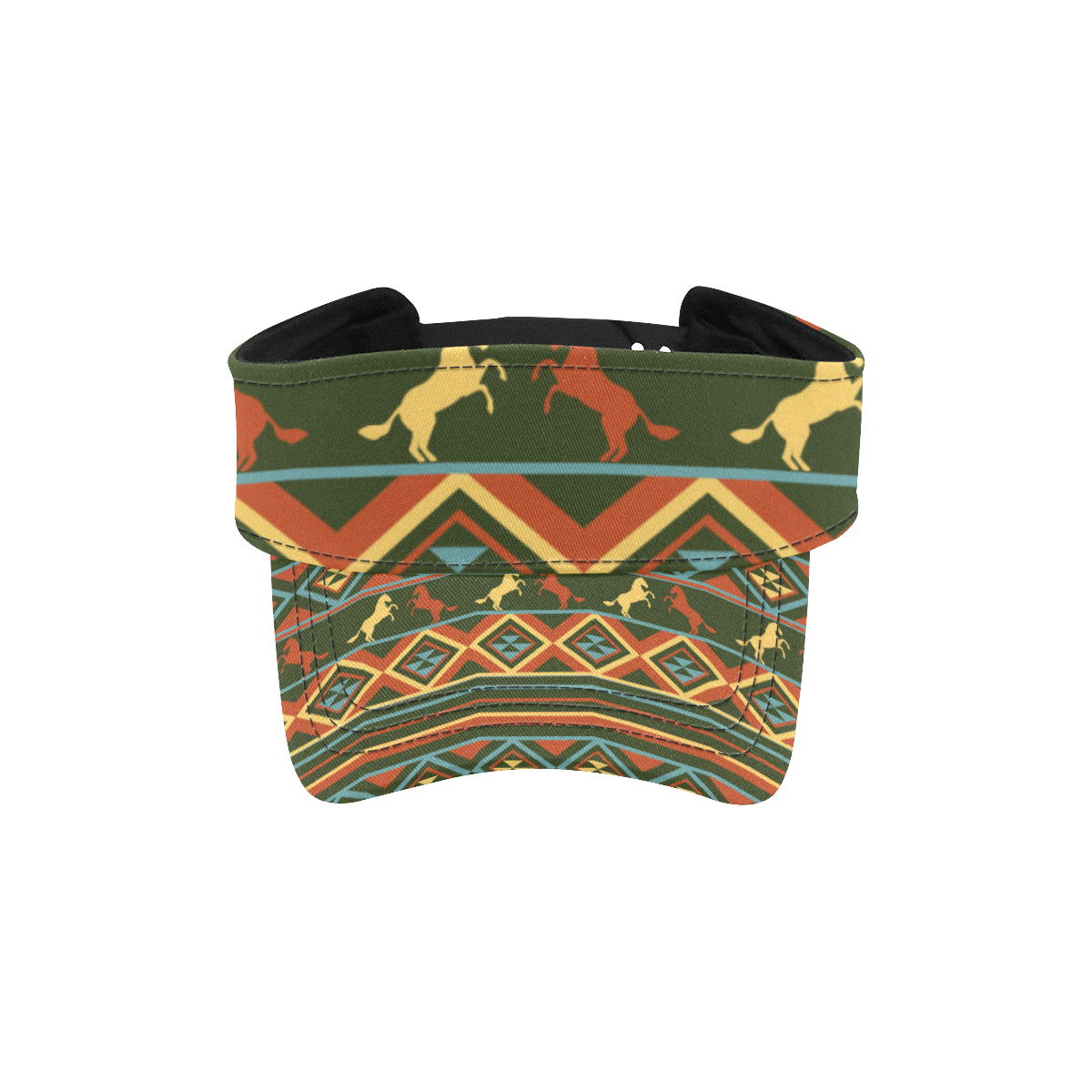 Horse Western Pattern Unisex Sun Visor