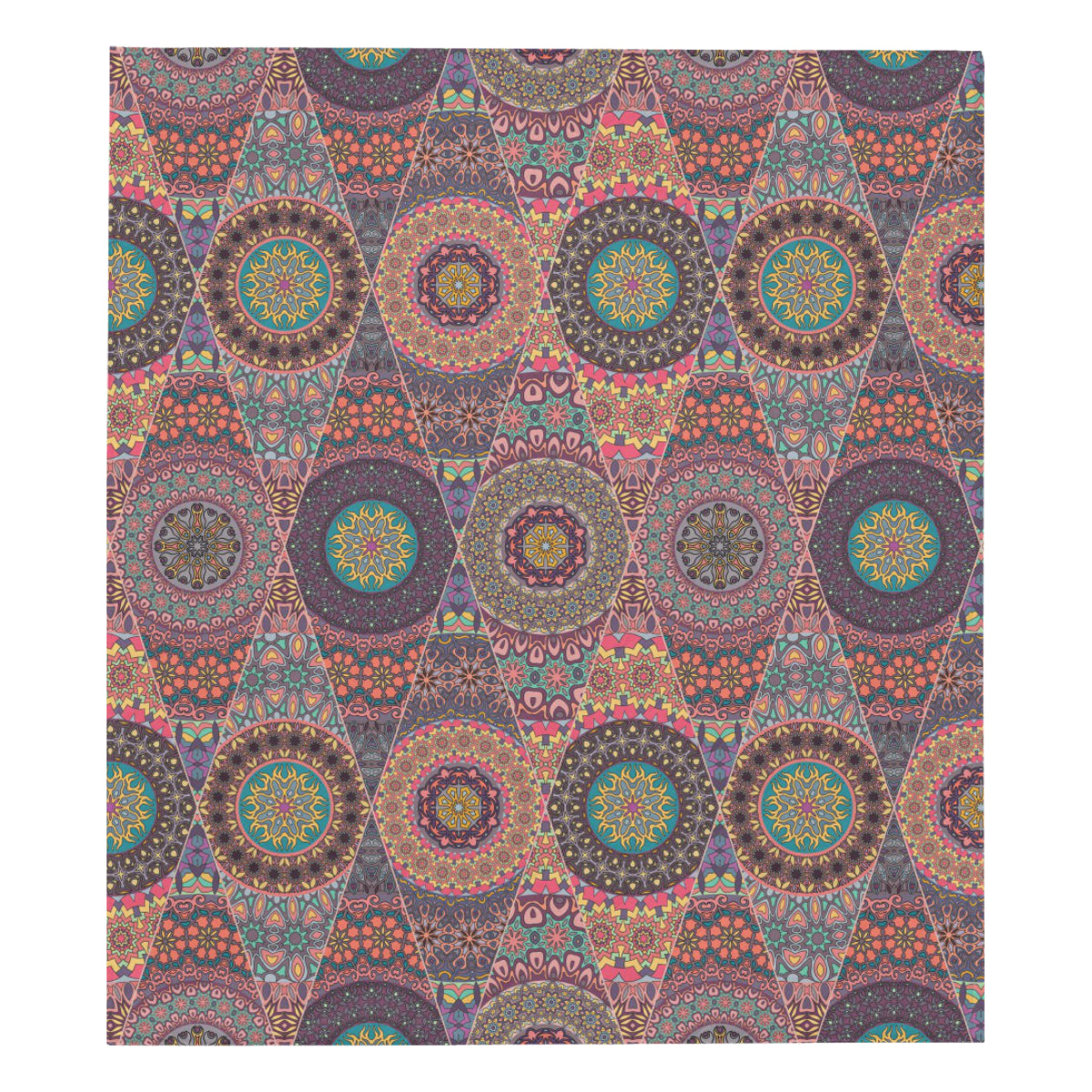 Bohemian Pattern Print Design 07 Premium Quilt