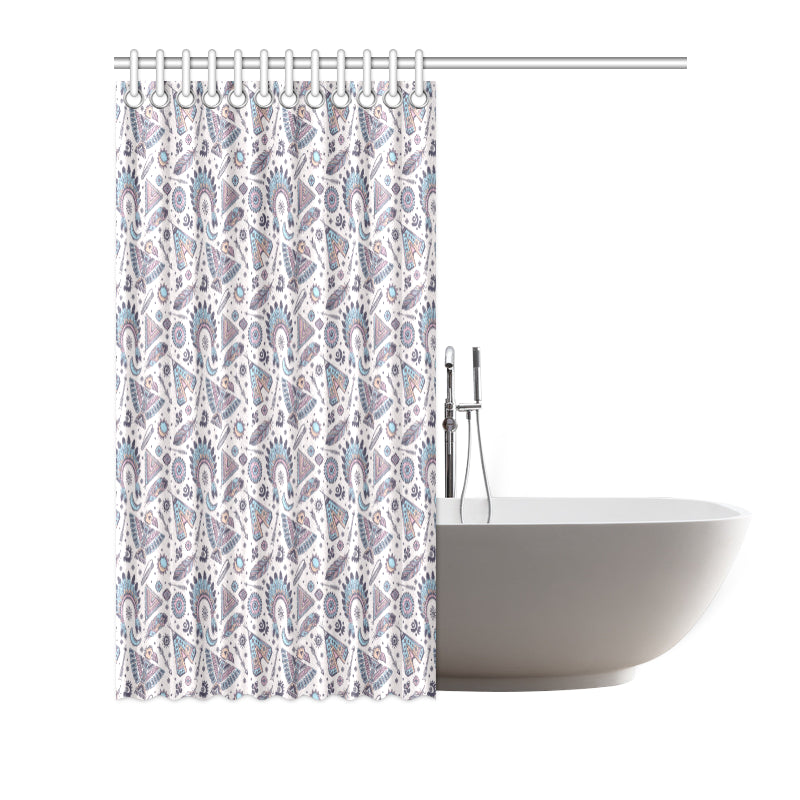 Eagles Native American Indian Symbol Shower Curtain