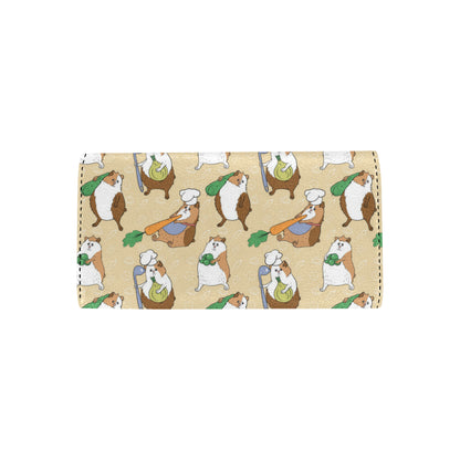 Guinea Pig Pattern Print Design 03 Women's Trifold Wallet