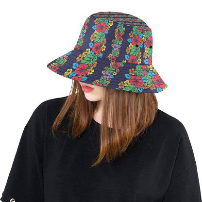 Hawaiian Themed Pattern Print Design H03 Unisex Bucket Hat