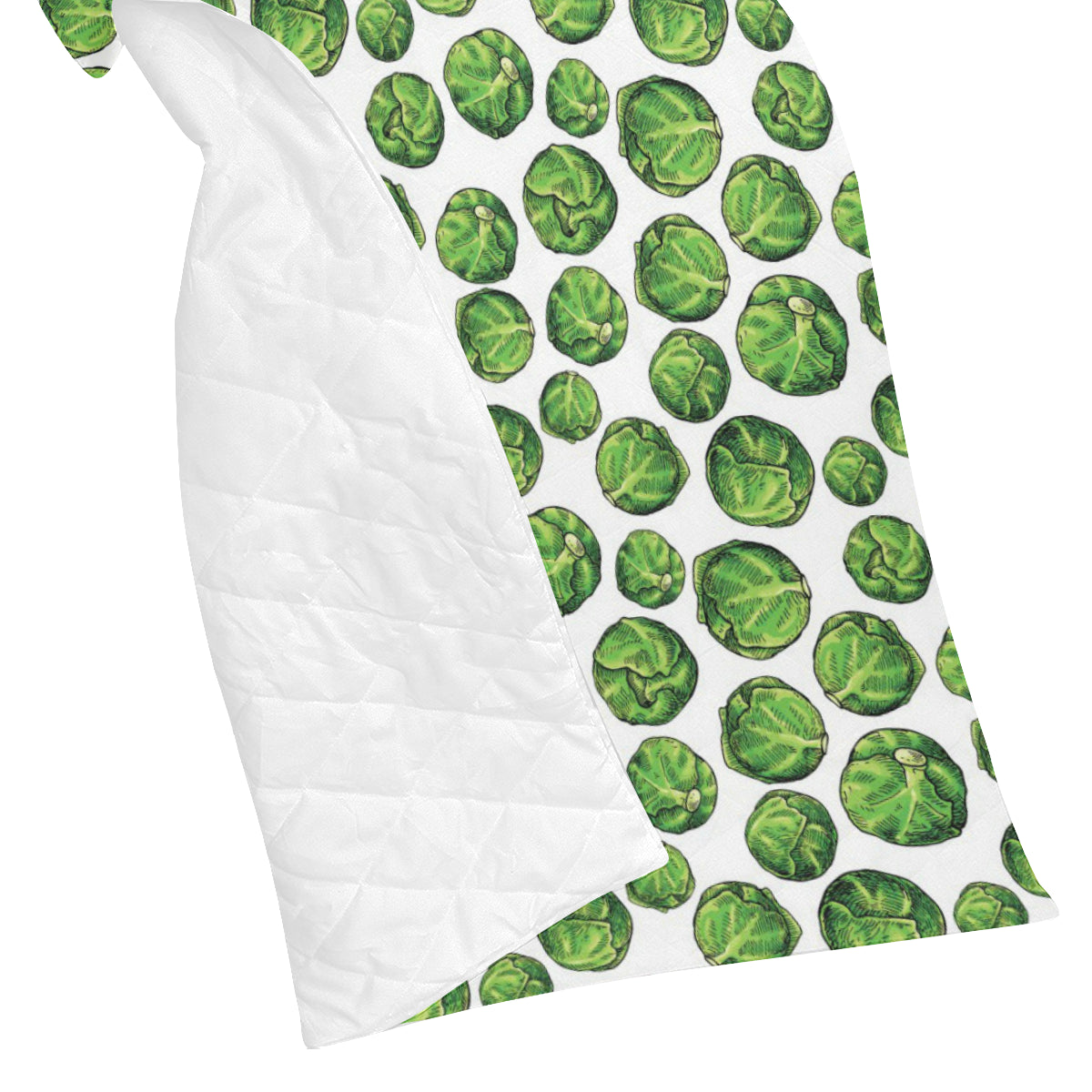 Brussels Sprouts Pattern Print Design 02 Premium Quilt