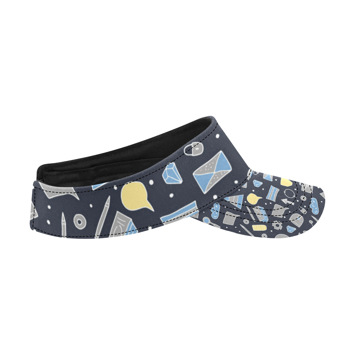 Accounting Financial Pattern Print Design 04 Unisex Sun Visor