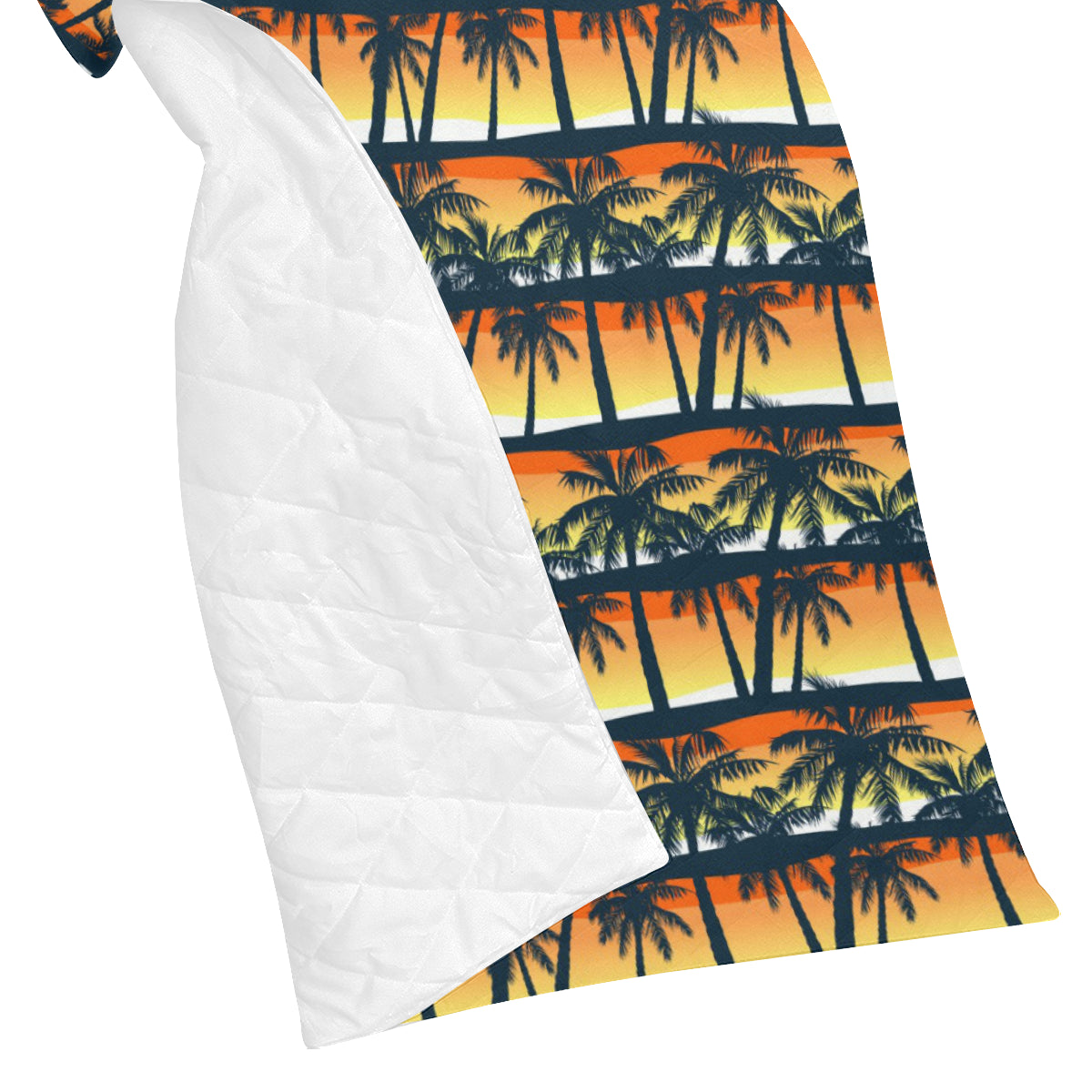Palm Tree Pattern Print Design PT011 Premium Quilt
