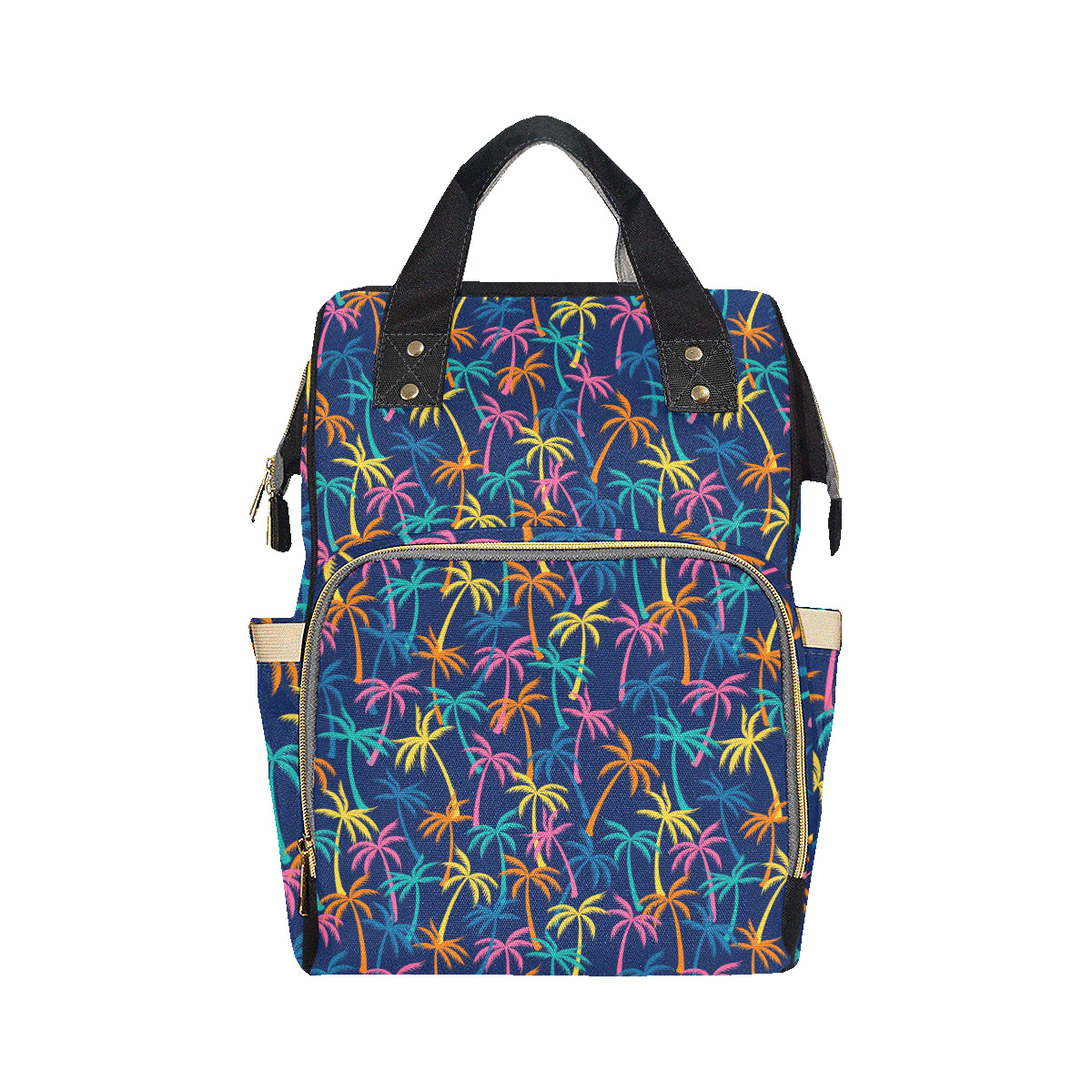 Palm Tree Pattern Print Design PT013 Diaper Bag Backpack