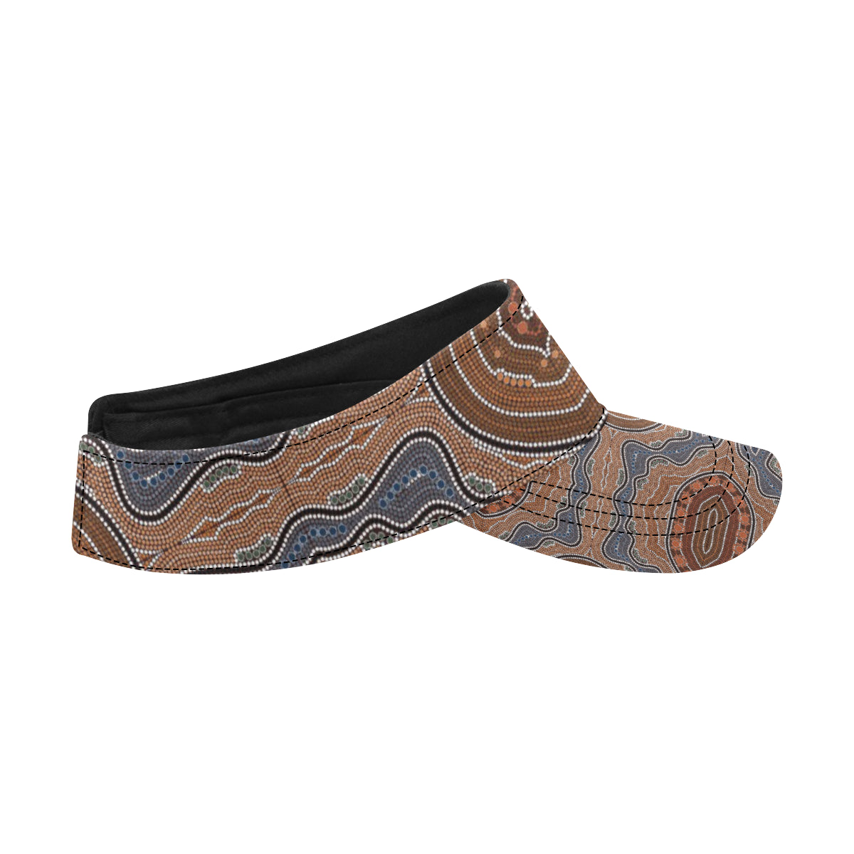 Aboriginal Pattern Print Design 01 Unisex Sun Visor