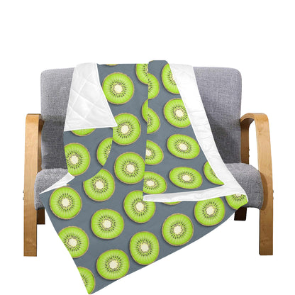 Kiwi Pattern Print Design KW06 Premium Quilt