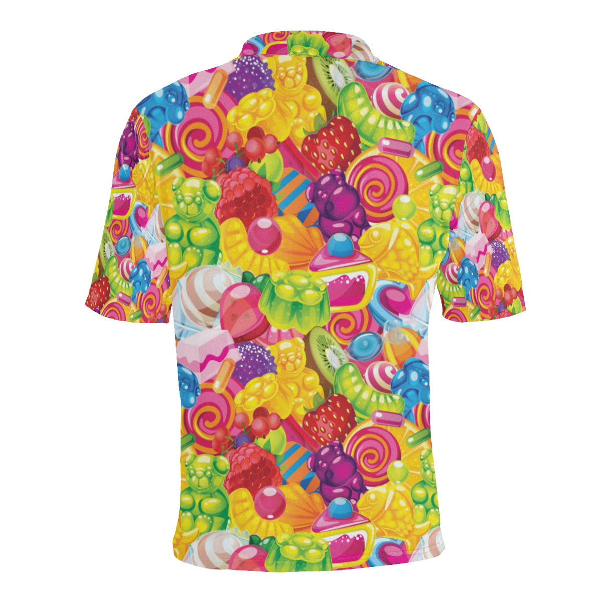 Candy Pattern Print Design CA01 Men Polo Shirt