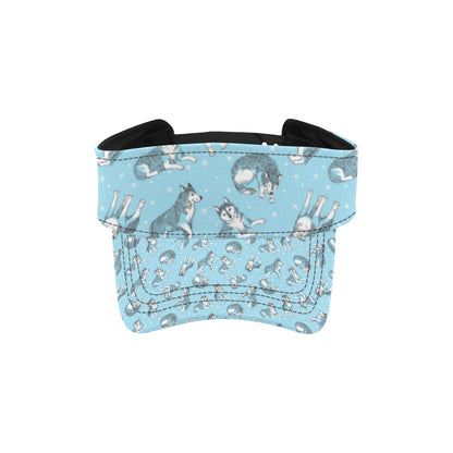 Wolf Design Print Pattern Unisex Sun Visor