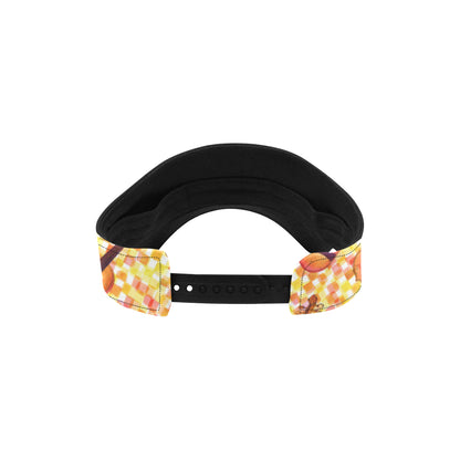 Violin Pattern Print Design 03 Unisex Sun Visor
