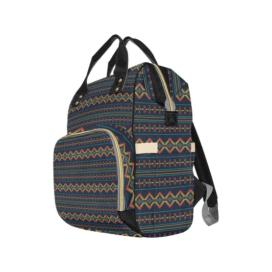 Southwest American Design Themed Print Diaper Bag Backpack