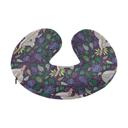 Koala Pattern Print Design 06 U-Shaped Travel Neck Pillow