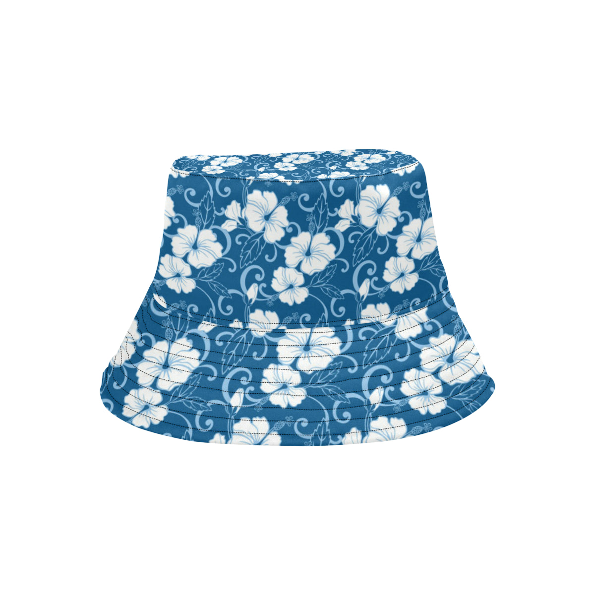 Hibiscus Pattern Print Design HB03 Unisex Bucket Hat