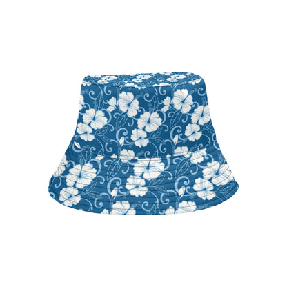 Hibiscus Pattern Print Design HB03 Unisex Bucket Hat