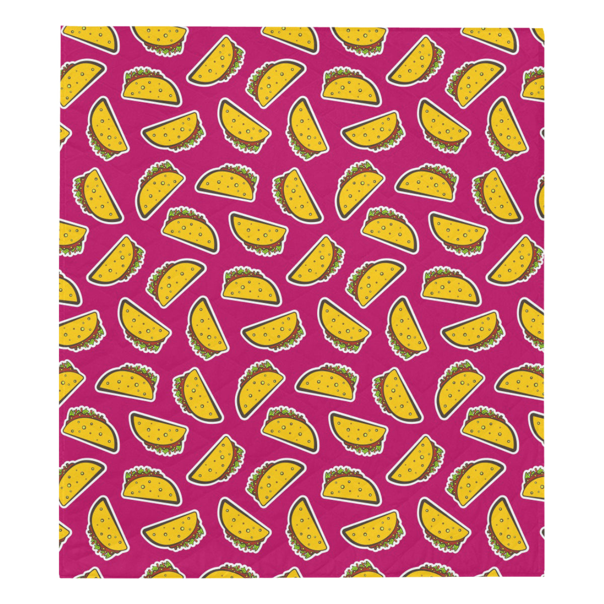 Taco Pattern Print Design TC01 Premium Quilt