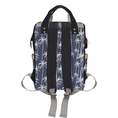 Palm Tree Pattern Print Design PT06 Diaper Bag Backpack