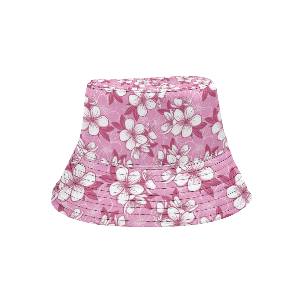Cherry Blossom Pattern Print Design CB02 Unisex Bucket Hat