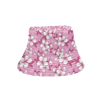 Cherry Blossom Pattern Print Design CB02 Unisex Bucket Hat
