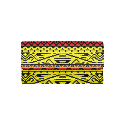 Rastafarian Pattern Print Design A02 Women's Trifold Wallet