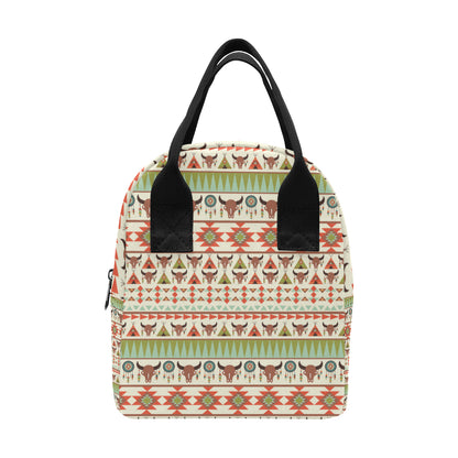 American indian Ethnic Pattern Insulated Lunch Bag