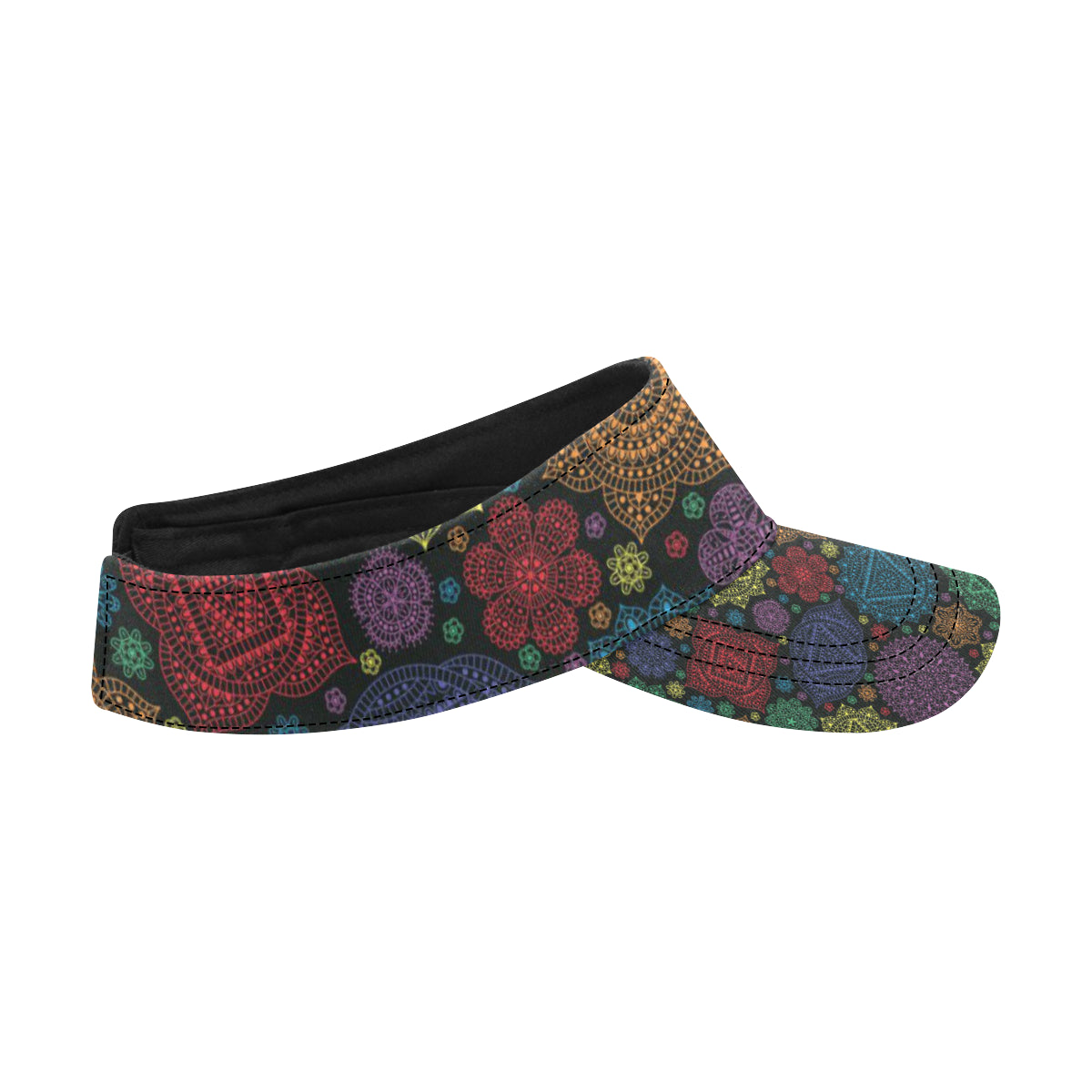 Chakra Mandala Print Pattern Unisex Sun Visor