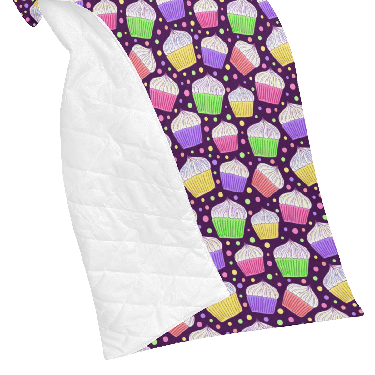 Cupcake Pattern Print Design CP07 Premium Quilt