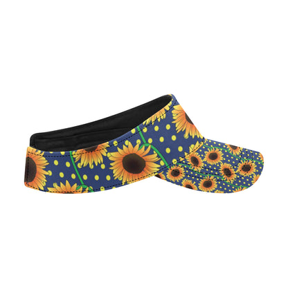 Sunflower Pattern Print Design SF03 Unisex Sun Visor