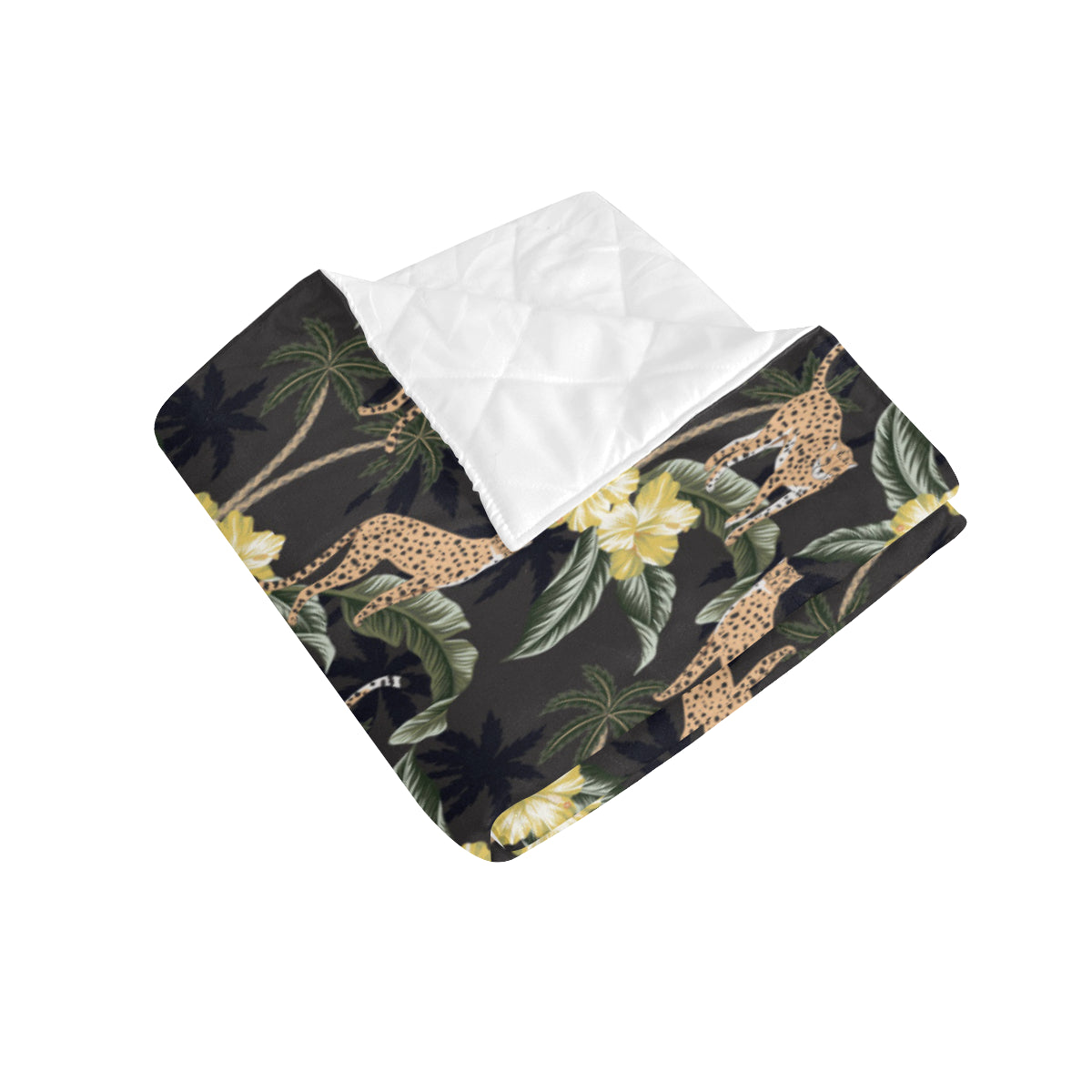 Cheetah Pattern Print Design 04 Premium Quilt