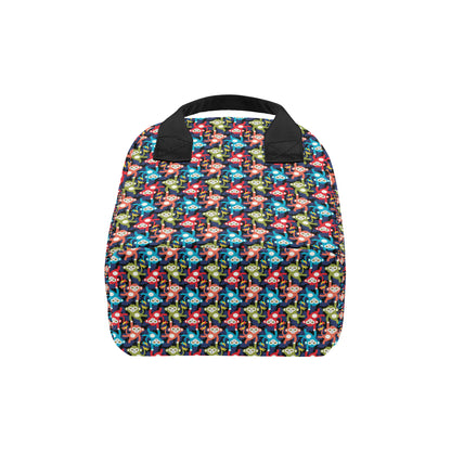 Monkey Colorful Design Themed Print Insulated Lunch Bag