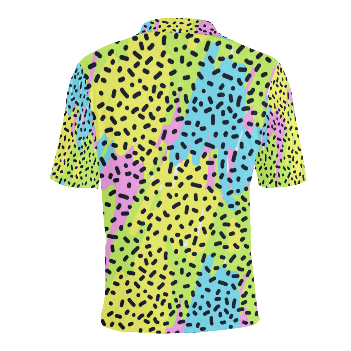 90s Pattern Print Design 2 Men Polo Shirt