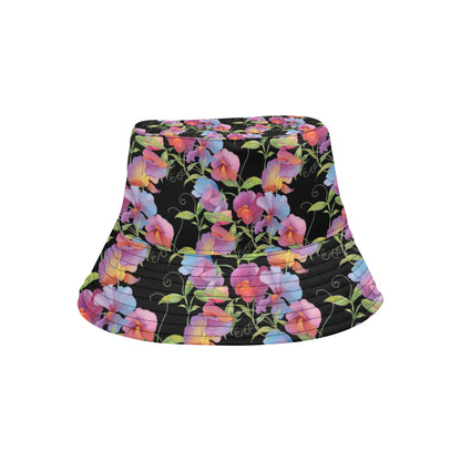 Peony Pattern Print Design PE012 Unisex Bucket Hat