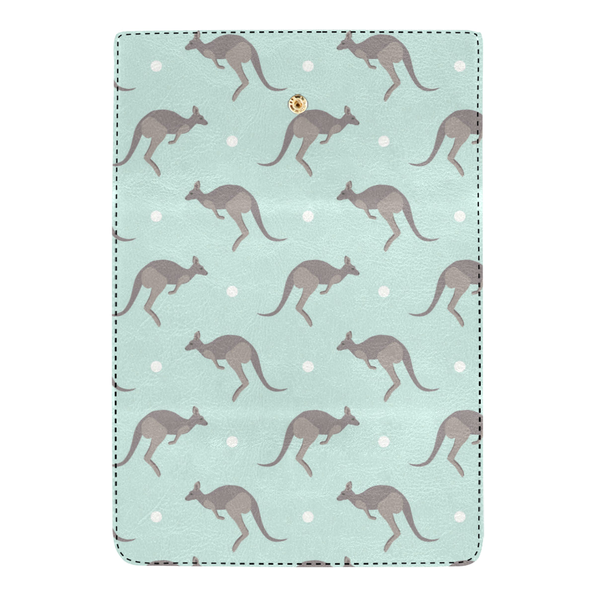 Kangaroos Pattern Print Design 04 Women's Trifold Wallet