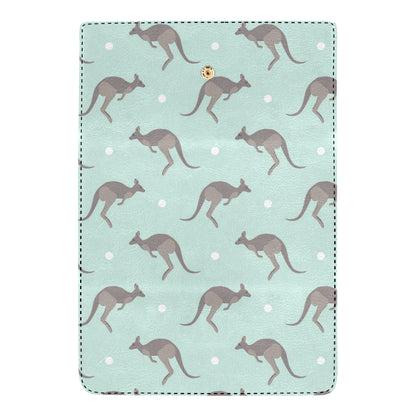 Kangaroos Pattern Print Design 04 Women's Trifold Wallet