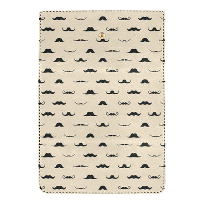 Mustache Pattern Print Design A03 Women's Trifold Wallet