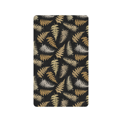 Fern Leave Bright Print Pattern Rubber Doormat