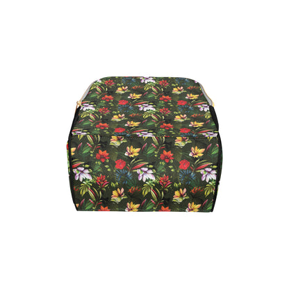 Magnolia Pattern Print Design 02 Diaper Bag Backpack