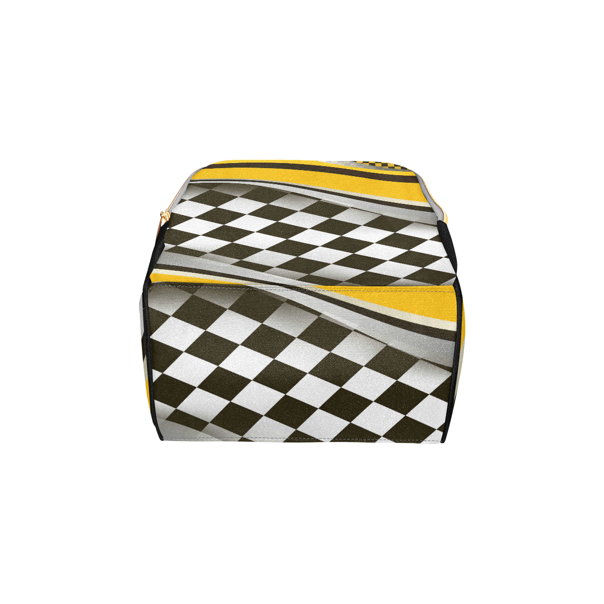Checkered Flag Racing Style Diaper Bag Backpack