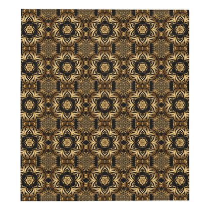 Celtic Pattern Print Design 07 Premium Quilt