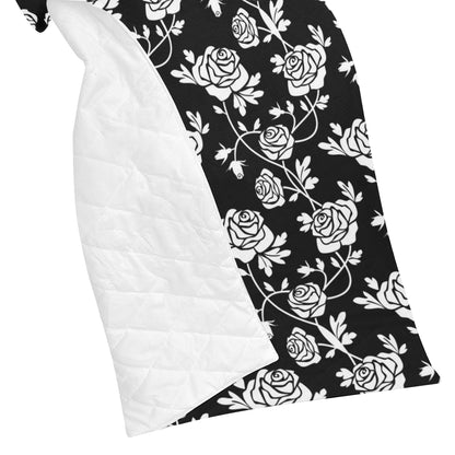 Rose Pattern Print Design RO013 Premium Quilt