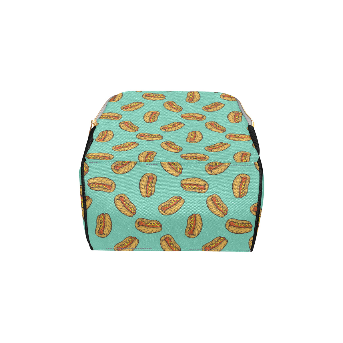 Hot Dog Pattern Print Design 04 Diaper Bag Backpack
