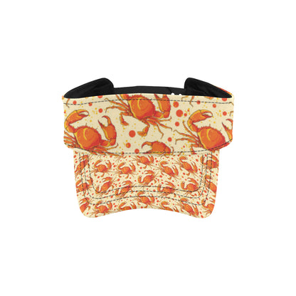 Crab Pattern Print Design 01 Unisex Sun Visor